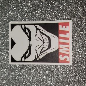 DC COMICS Batman Joker Waterproof Sticker Smile